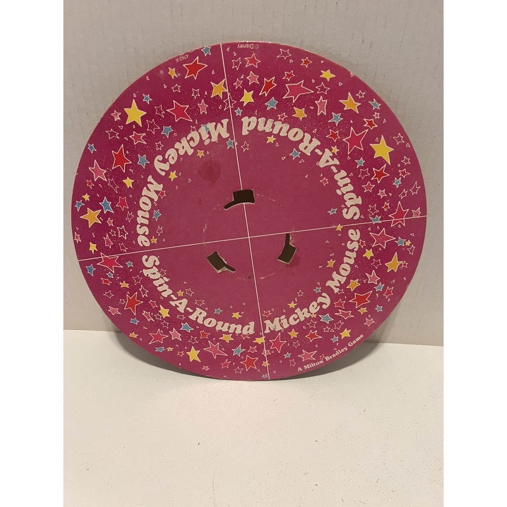 DISNEY MICKEY MOUSE Replacement Round Board Disney Spin Around Game